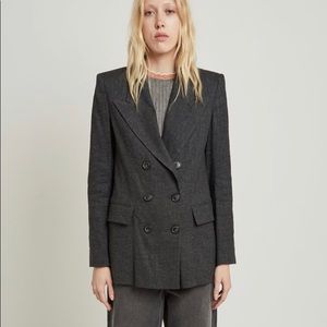 ISABEL MARANT ÉTOILE Orka linen-blend blazer